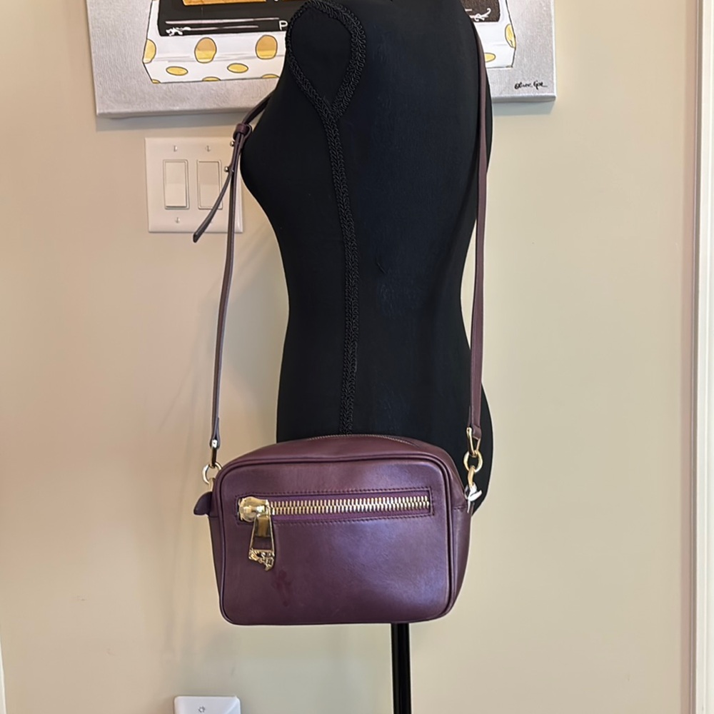 Elegant Versace Collection  Purple Crossbody Bag